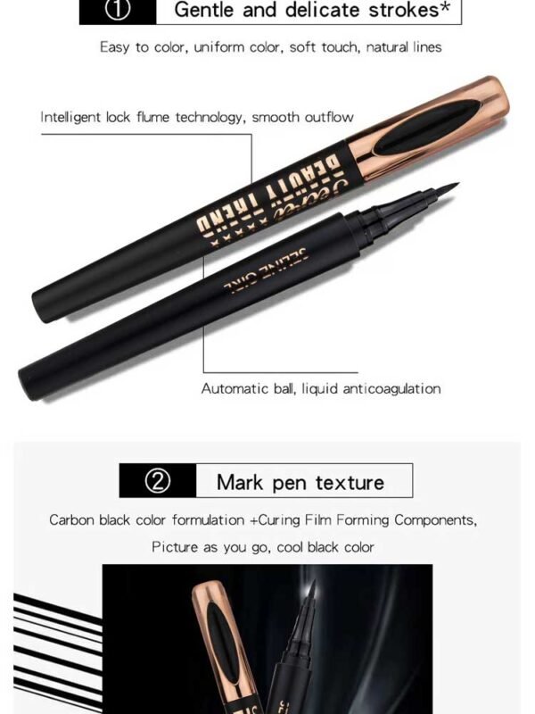 Wholesale SELINE GIRL 24 hours Waterproof and Sweatproof Long-lasting Smudge-free Eyeliner Black Long Lasting Eyeliner - Image 11