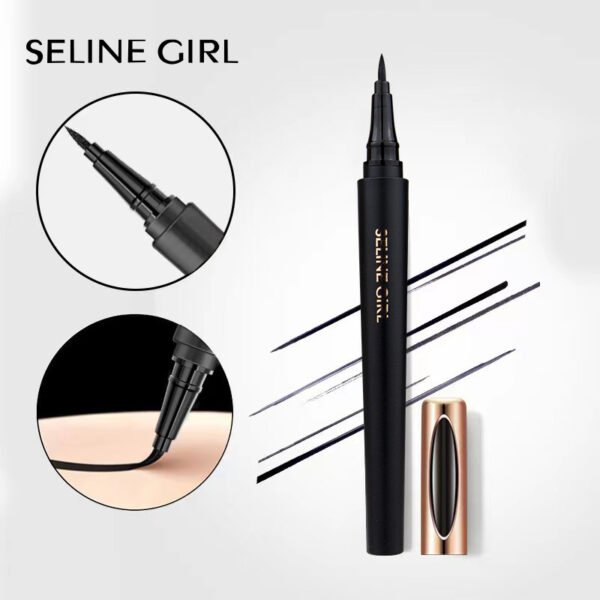 Wholesale SELINE GIRL 24 hours Waterproof and Sweatproof Long-lasting Smudge-free Eyeliner Black Long Lasting Eyeliner - Image 2