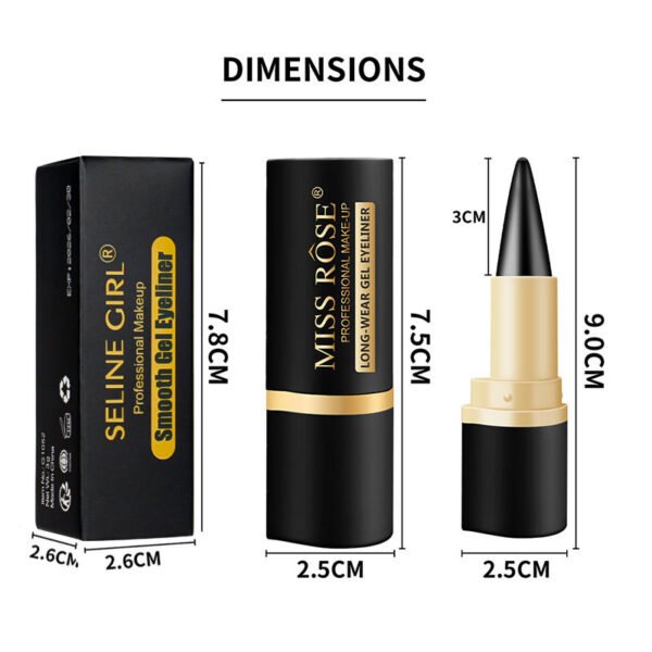 OEM Wholesale Makeup Products Quick-Dry Oil Free Eyeliner Long lasting 24-Hour Eye Liner Pencil Pen Waterproof S006 Eyeliner - Image 7